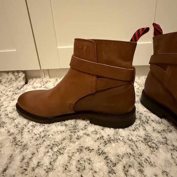 Polo Ralph Lauren Tan Leather Boots - Picture 2 of 6